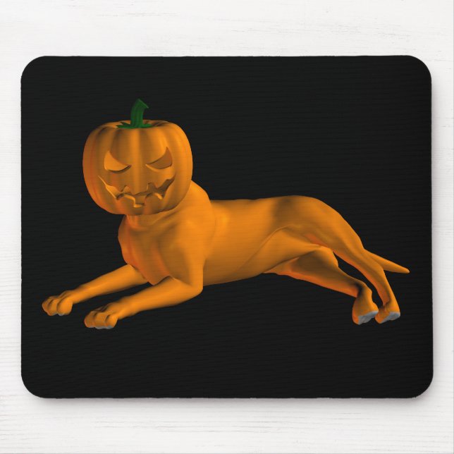 Tapis De Souris Chien d'Halloween (Devant)