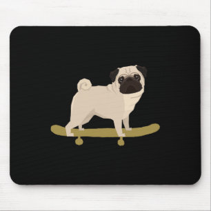 Tapis De Souris Chien drôle de skateboard Puppy Co. Hommes Femmes