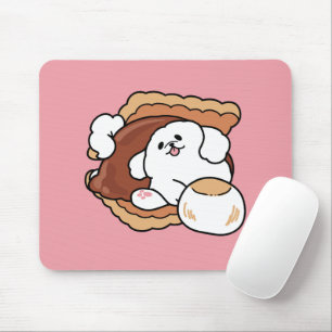 Tapis De Souris Chien drôle et design de S'more – Pun pour amateur