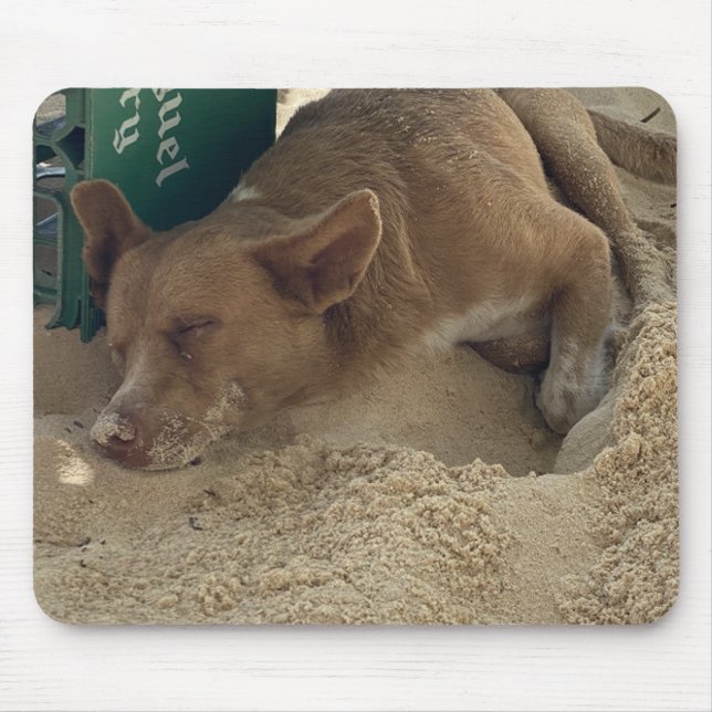 Tapis De Souris Chien endormi (Devant)