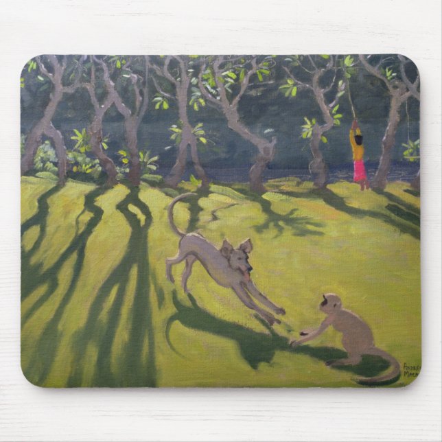 Tapis De Souris Chien et singe 1998 (Devant)