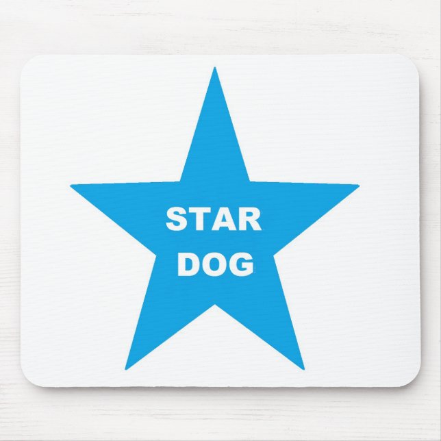 Tapis De Souris Chien étoile de Mousepad sur Torquios Star (Devant)