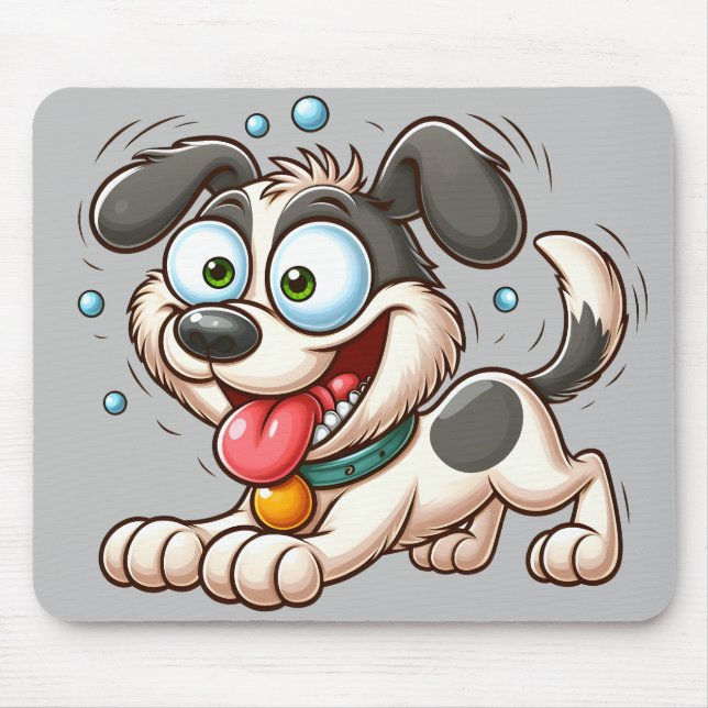 Tapis De Souris Chien Fou (Devant)