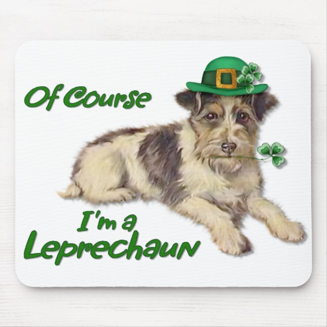 Tapis De Souris Chien Leprechaun (Devant)