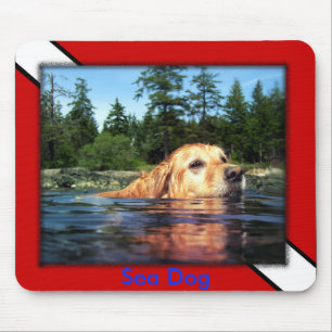 Tapis De Souris Chien marin de Scuba - Mousepad