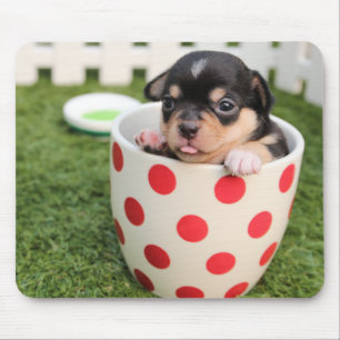 Tapis De Souris Chien mignon dans la tasse