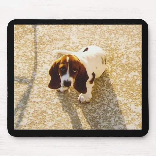 Tapis De Souris Chien Mousepad de basset-hound (Devant)