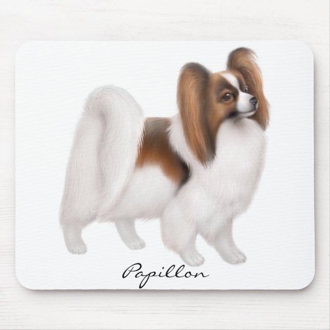 Tapis De Souris Chien Mousepad de Papillon (Devant)