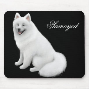 Tapis De Souris Chien Mousepad de Samoyed
