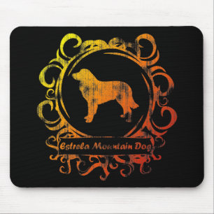 Tapis De Souris Chien patiné chic de montagne d'Estrela