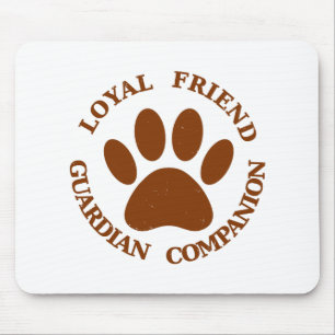 Tapis De Souris Chien Paw Loyal Friend