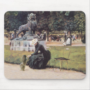 Tapis De Souris Chien Pékinois dans le Parc