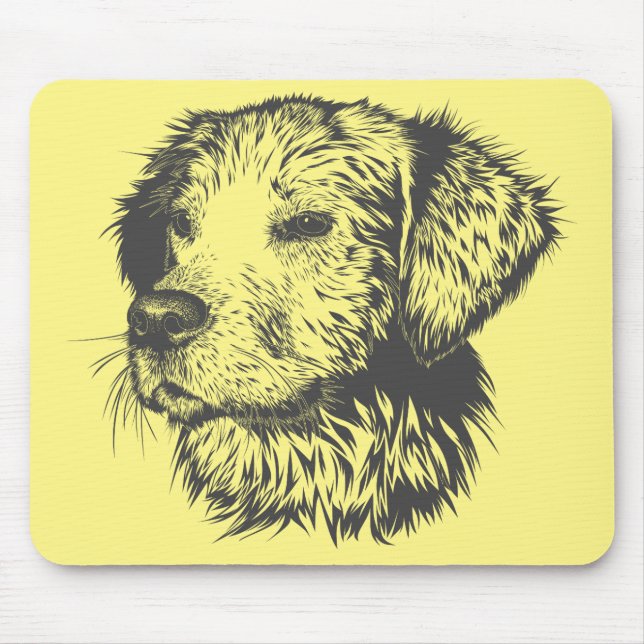 Tapis De Souris Chien Personnaliser (Devant)