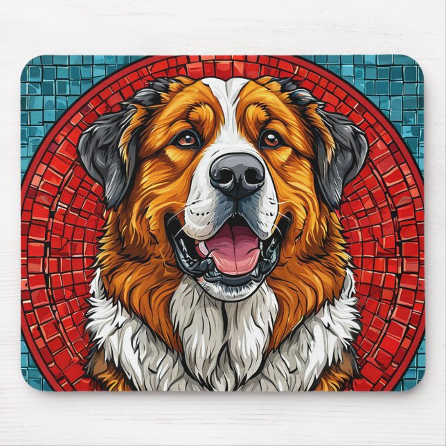 Tapis De Souris chien Saint-Bernard (Devant)