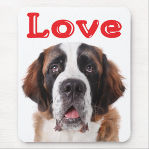 Tapis de souris Chien Saint Bernard Puppy Love