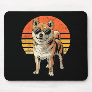 Tapis De Souris Chien Shibainu fiers hommes femmes vintage proprié