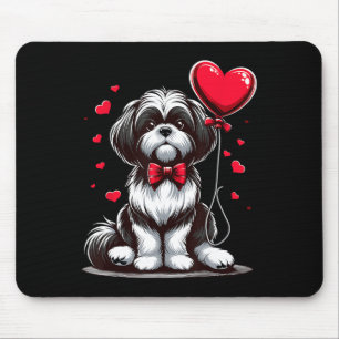 Tapis De Souris Chien Shih Tzu Saint-Valentin Propriétaire de chie
