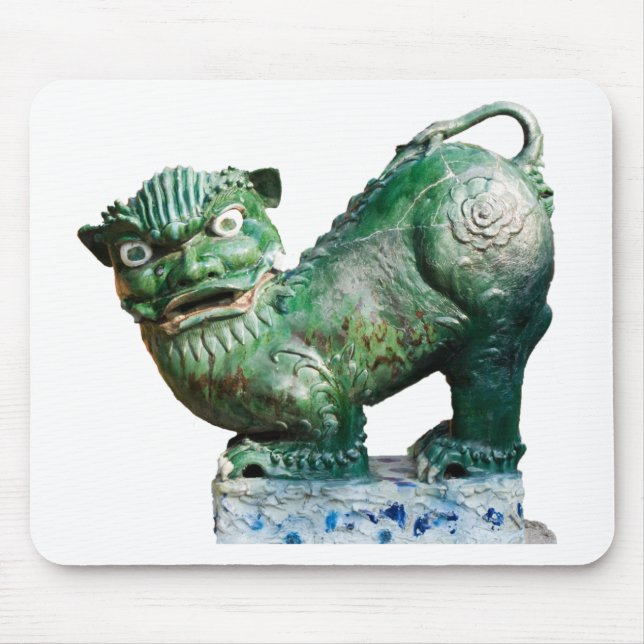 Tapis De Souris Chien vert de Foo (Devant)