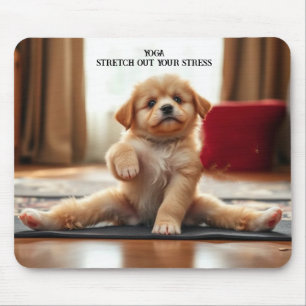 Tapis De Souris Chien Yoga