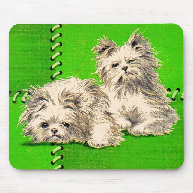 Tapis De Souris chiens de couverture mignons (Devant)