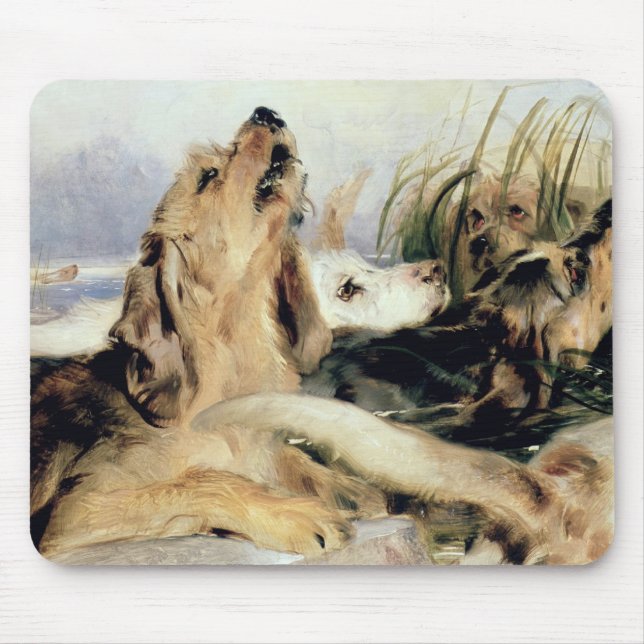 Tapis De Souris Chiens de loutre (Devant)