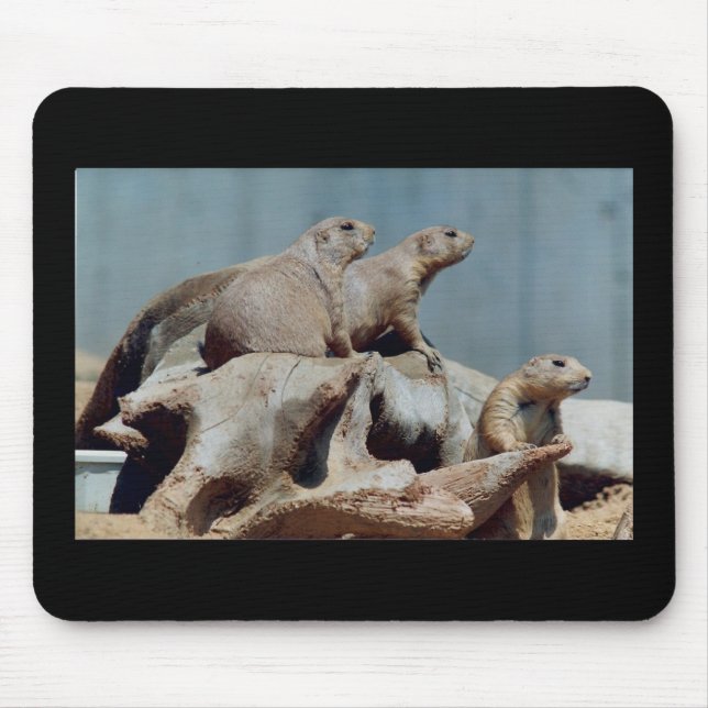Tapis De Souris Chiens de prairie Mousepad (Devant)