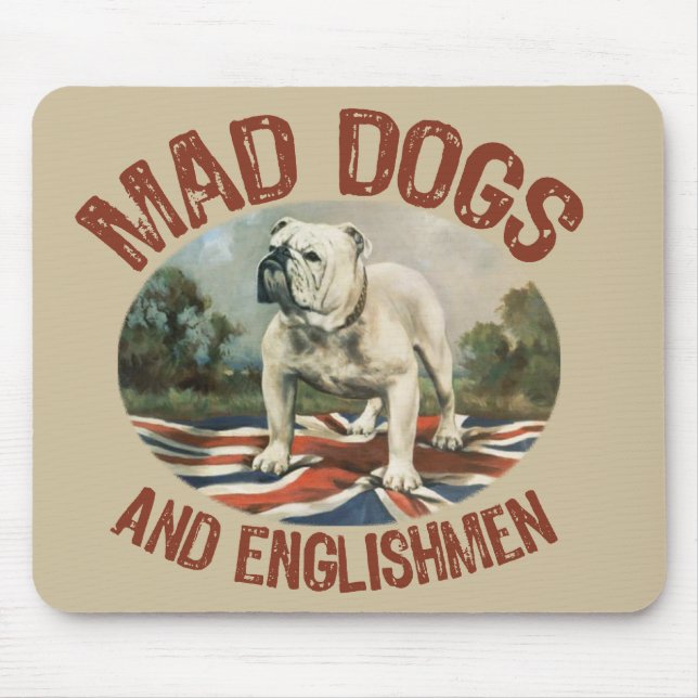 Tapis De Souris Chiens et Anglais fous (Devant)