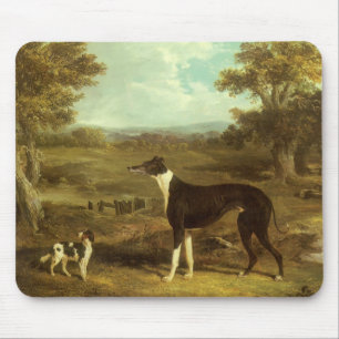 Tapis De Souris Chiens, Greyhound et Spaniel, Docteur Fop par Herr
