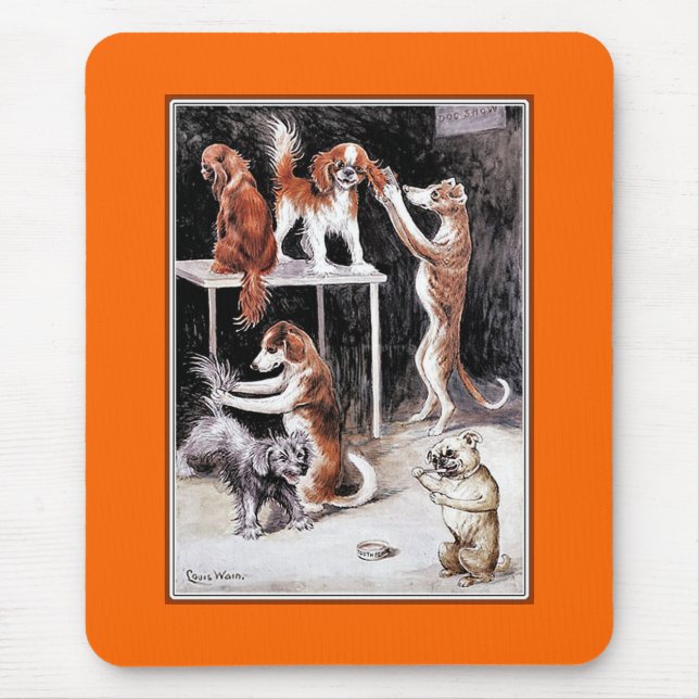 Tapis De Souris Chiens Grooming Chiens (Devant)