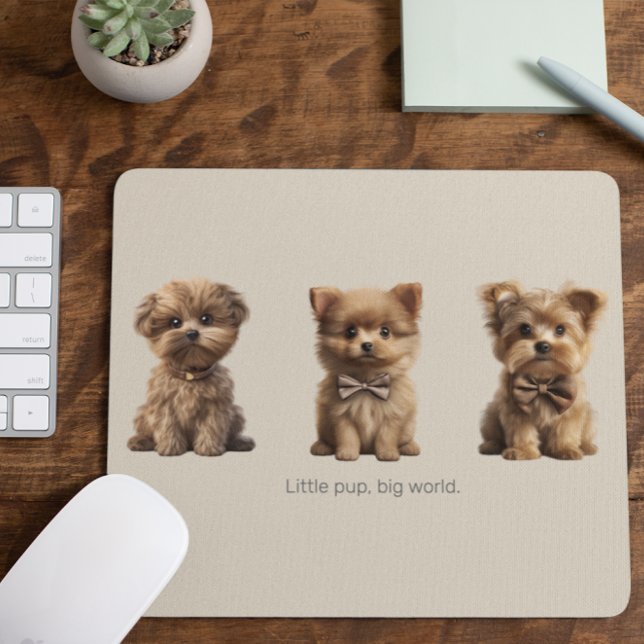 Tapis de souris Chiens Mignons  (Créateur téléchargé)