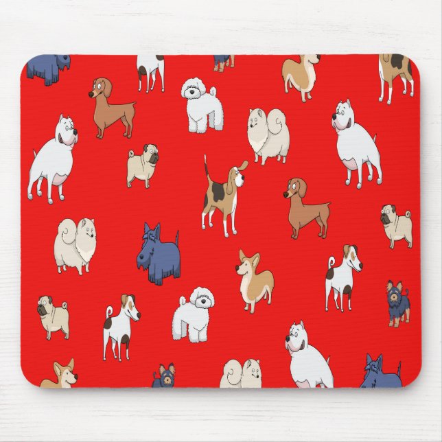 Tapis De Souris Chiens Mousepad (Devant)