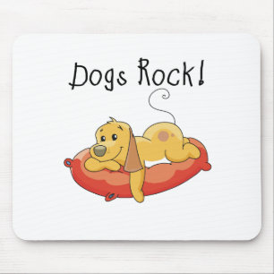 Tapis De Souris Chiens Rock Tshirts et cadeaux