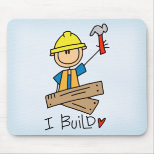 Tapis De Souris Chiffre charpentier de bâton