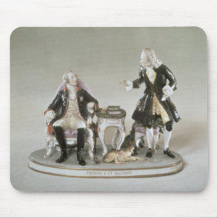Tapis De Souris Chiffre de porcelaine de Frederick II de la Prusse