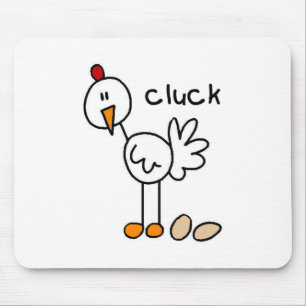 Tapis De Souris Chiffre T-shirts et cadeaux de bâton de poulet