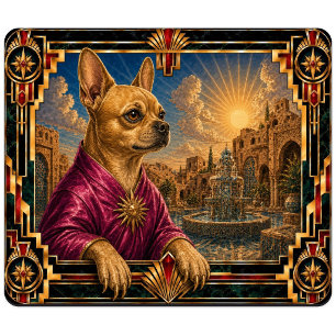 Tapis De Souris Chihuahua, Chien Art Déco