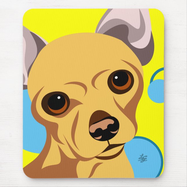 Tapis De Souris Chihuahua Chien Mignon (Devant)