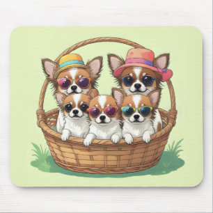 Tapis De Souris Chihuahua chiots drôles
