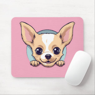Tapis De Souris Chihuahua de Cute Peeking