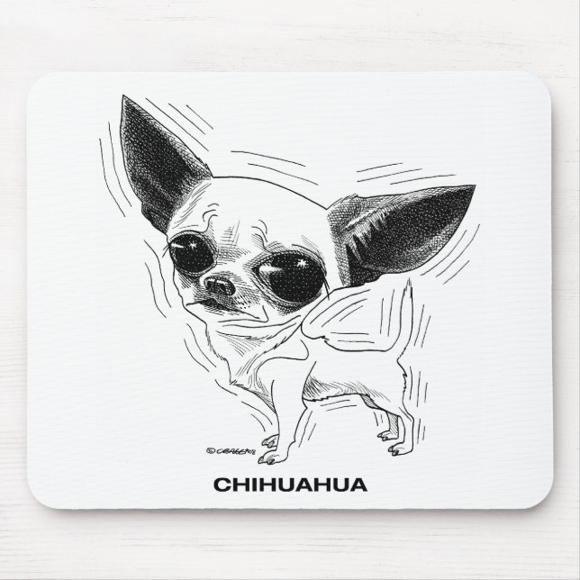 Tapis De Souris Chihuahua Mousepad (Devant)