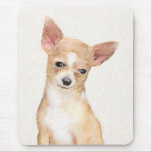 Tapis De Souris Chihuahua Painting - Cute Original Dog Art