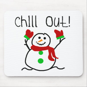 Tapis De Souris Chill Out Snowman