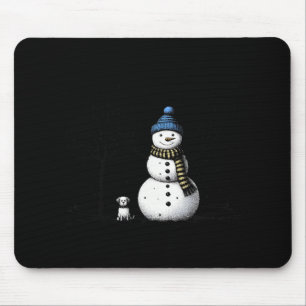 Tapis De Souris Chillin avec mes neiges Noël Snowman givré