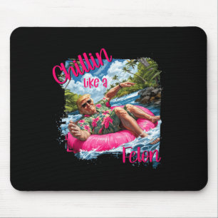 Tapis De Souris Chillin Comme Un Felon Drôle Trump Chemise Été Tru