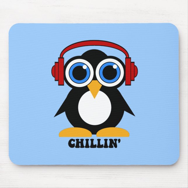 Tapis De Souris chillin de pingouin (Devant)