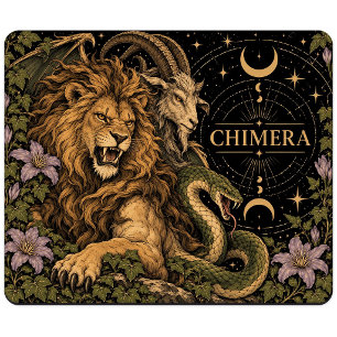 Tapis De Souris Chimère, Art du Tarot Starlit