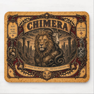 Tapis De Souris Chimère, Monstre de Cirque Vintage
