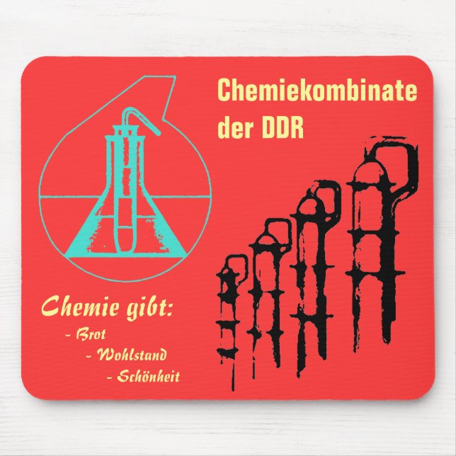 Tapis De Souris Chimie en RDA (Devant)