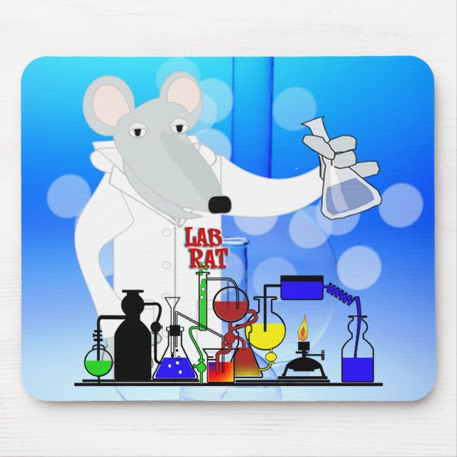 TAPIS DE SOURIS CHIMIE LAB RAT (Devant)