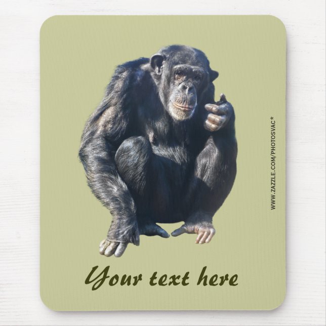 Tapis de souris chimpanzé (Devant)